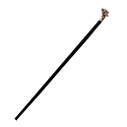 Varghuvud Käpp Trä Käpp Present till Män Kvinnor Kostym Tillbehör