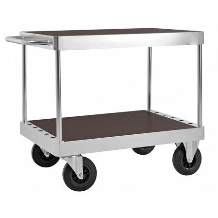 Bordvogn, 1335x800x920 mm, elforsinket ramme med MDF-plater, med brems