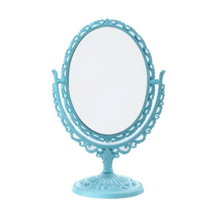 Desktop Makeup Mirror Nordic Style Mirror SININEN OVAL OVAL