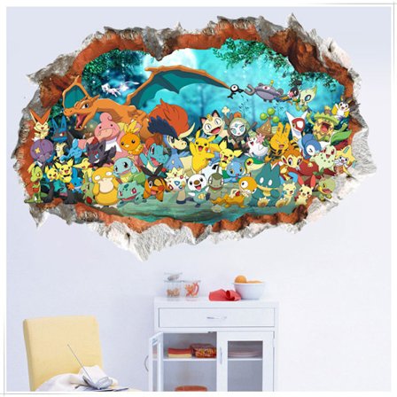 Seinätarrat (40 * 60 cm), seinätarrat huoneisiin, lapset