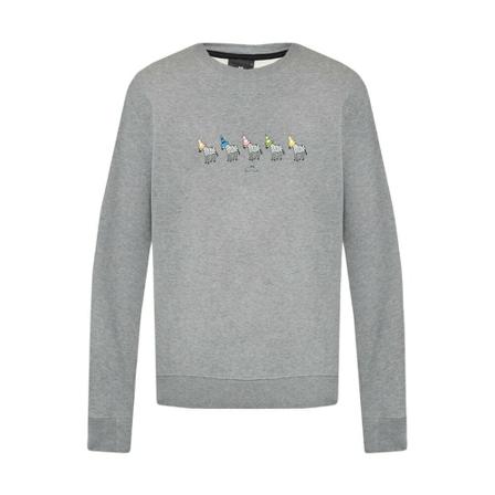 PS By Paul Smith Sweatshirts Hoodies Grå, Herre