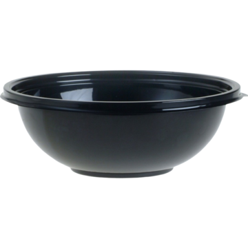 Salatskål i RPET Svart Ø23 cm