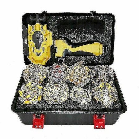 8-pack Bayblade Burst Set Starter med Launcher Arena Metal Fight Battle Leksaker Gåvor_tmall