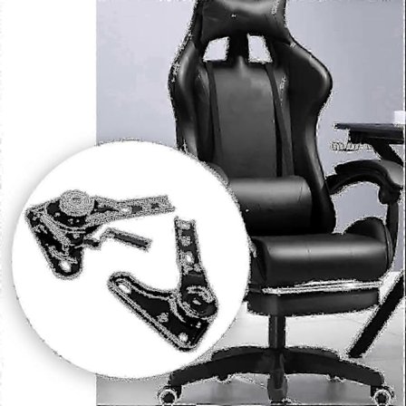 Kraftig Justerbar Kontorsstol med Ergonomisk Design - Bekväm Hög Rygg Svängbar Skrivbordsstol för Hem- och Kontorsbruk