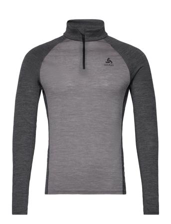 Odlo Odlo Bl Top Tn L/S Half Zip Nat Performance Pw 150 Grå