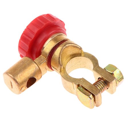 Bilbatteri terminal forbindelsesafbryder Batteri isolator Sort