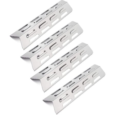 Utendørs Grill Grill 4 stk Gassgrill Rustfritt Stål Varmeplate qaD