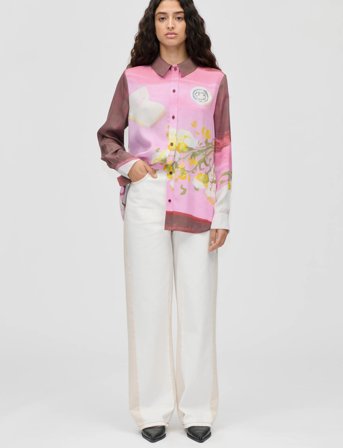 STINE GOYA 2263 Dry Viscose, Long Sleeve Shirt - Pink - M