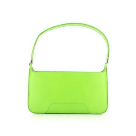 Burberry Vintage, Pre-owned Leather shoulder-bags Groen, unisex, Maat:ONE Size