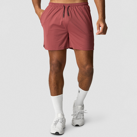 ICANIWILL Stride Shorts, Brick Red