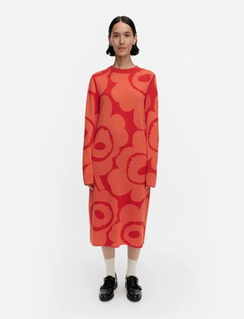 Marimekko Ennallaan Unikko - Red - S