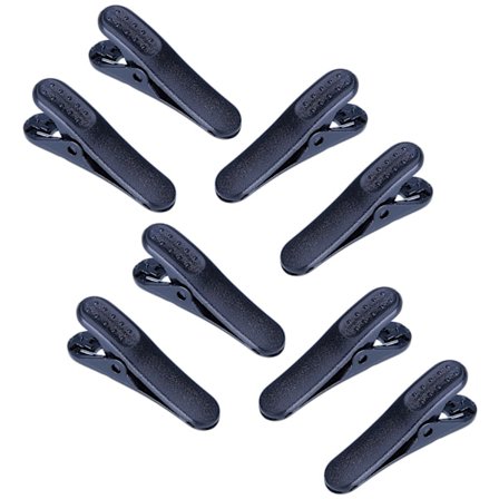 Kabelholder for hodetelefoner - hodetelefonklips - 8-pakning - Svart [Stor]