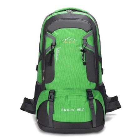 60L matkatavaralaukku vaellusreppu VIHREÄ