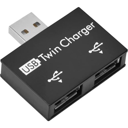 Usb 20 1 hane till 2 hona förlängningskonverter Usb-splitter hane till 2 hona adapter 2-portars Mini Usb 20-hubb för laddning Synkronisering Usb Twin 