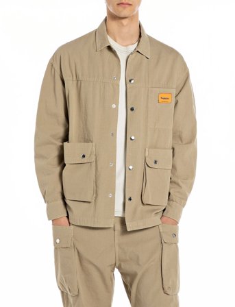 Replay Shirt - Khaki green - XL