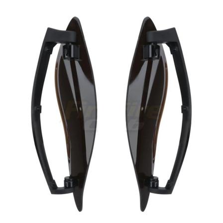 1 pari Lemppasiipi suoja sivu siipi Deflektori Harley Touring Electra Street Tri Glide