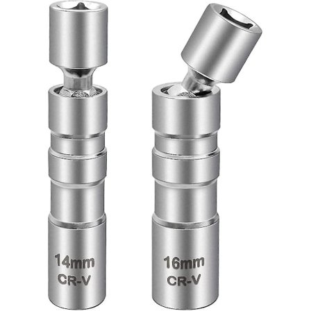 Tennplugg-nøkkelsett 14mm og 16mm Magnetisk tennplugg-nøkkel Tennplugg-sokkel