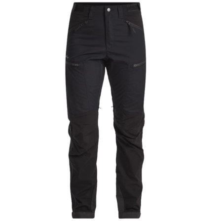 Lundhags Makke High Waist Curved Pants Short Dam Svart