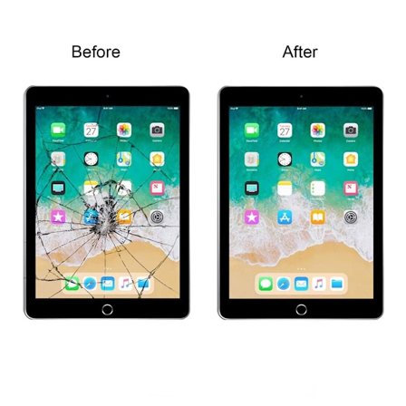 iPad 9 10.2 2021 Glas med Touchskärm Premium - Svart