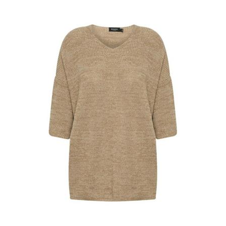Soaked in Luxury Sltuesday Cotton Jumper , Bruin , Dames , Maat: XL Truis