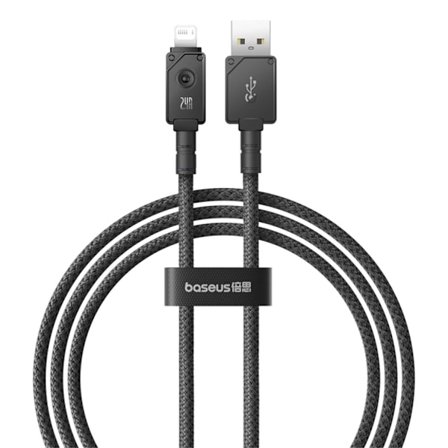 Baseus snabbladdningsdatakabel USB - Lightning, 1m - Svart