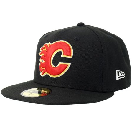 New Era - NHL Svart fitted Keps - Hatstore Exclusive x Calgary Flames 59FIFTY Black Fitted @ Hatstore