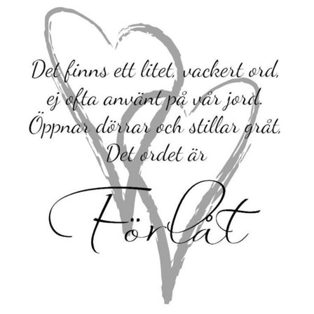 Väggord - Det finns ett litet...