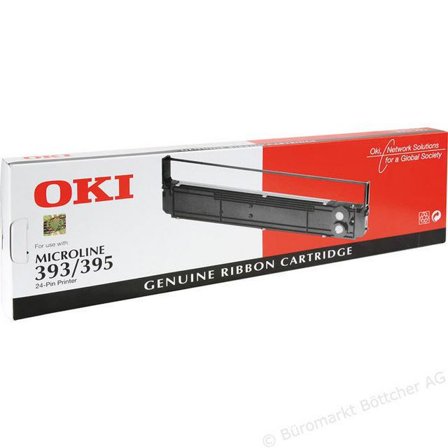 OKI Färgband, svart, 09002311 - Lyreco - Toner och bläck - Färg- och Raderband - Färgband OKI