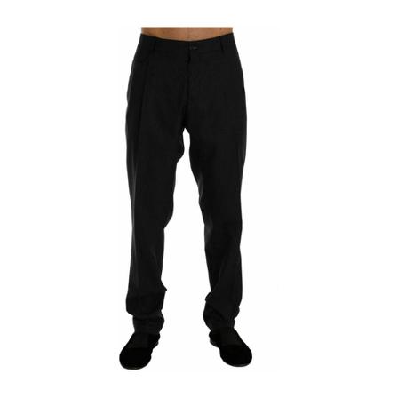 Dolce & Gabbana Wool Pants , Grijs , Heren , Maat: L