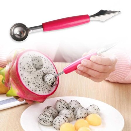 Spoon for Balls of Melon, Fruit and Ice Cream - Melon Scoop - Glassbøtte