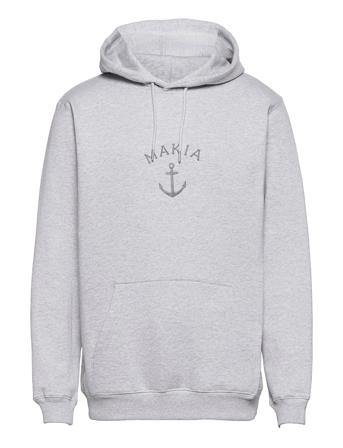 Folke Hooded Sweatshirt Hoodie Grå Makia