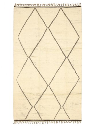 Berber Style Rug 161X271 Wool