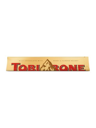 Toblerone Gold milk chocolate bar with honey and almond nougat 0.34kg