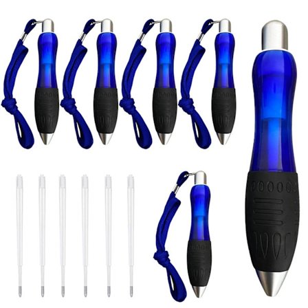 store tykke kuglepenne tykke tunge vægtede kuglepenne store brede greb penne til Parkinsons arthritis, 5 stk