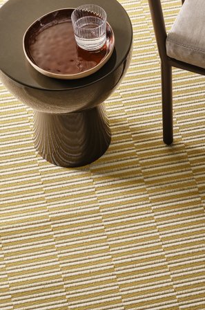 Jotex - Utendørs Teppe Polyester/Polypropylen Gul/beige EVITA - Kjøp Utendørstepper hos Jotex