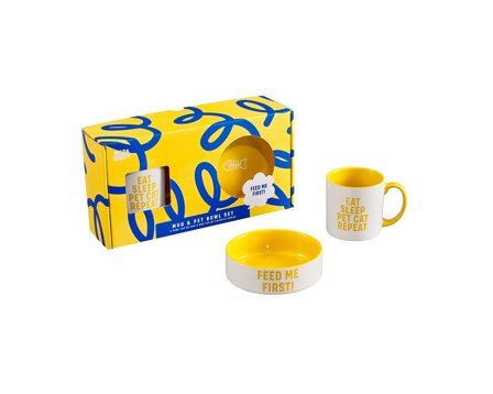 Kulho ja ruokakuppi kissalle