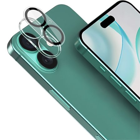 IMAK iPhone 16 / 16 Plus -puhelimelle Integroitu Kameran Linssikalvo