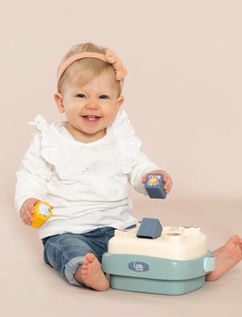 Smoby Little Smoby Shape Sorter Basket - Cream - ONE SIZE