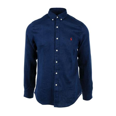 Polo Ralph Lauren, Shirt Blauw, Heren, Maat:M,linnen