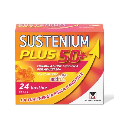 Sustenium Plus 50+ 24 Bustine - Integratore Energetico Over 50