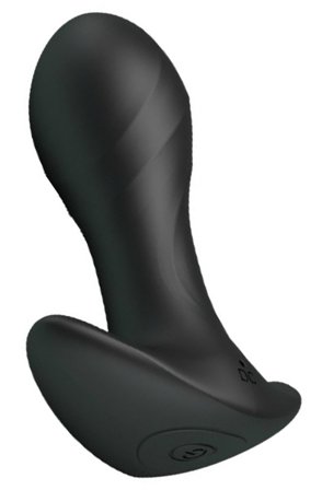 Kjøp Pretty Love Anal Plug Massager Black - Analplugg med vibrator | God pris