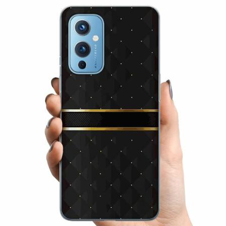Oneplus 9 Tpu Mobilskal Golden Stripes