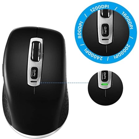 2.4G mus trådlös USB typ C datormus typ C mottagare