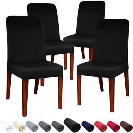 Modern matstol överdrag stretch tvättbar elastisk stol
