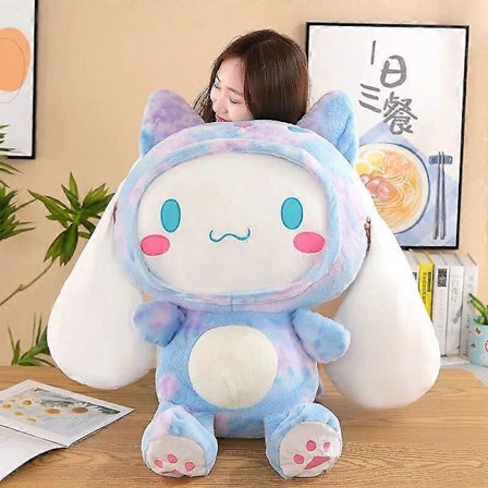 Iso Sanrio Kawaii Cinnamoroll Koira Pehmolelut Tyyny Täytetty Eläin Mukava Pehmeät Nuket Lasten Syntymäpäivälahja Sarjakuva Anime Lelu