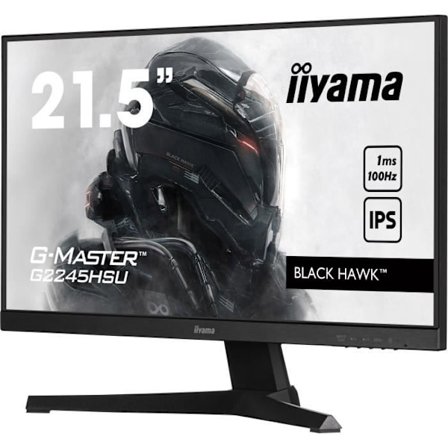 PC-skärm - IIYAMA - G2245HSU-B2 - 22,5 FHD - IPS - 100Hz - 1ms - HDMI/DP/USB HUB - Svart