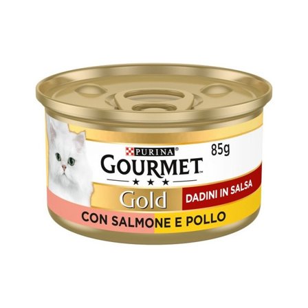 Purina Gourmet Gold Dadini In Salsa Con Salmone E Pollo Per Gatti
