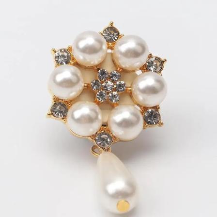 Skocharms til Sneakers Snørebåndsklips Spænde Dekorationer Rhinestones Perle Ædelsten Casual Blomst Mode Sko Tilbehør 1 STK 5