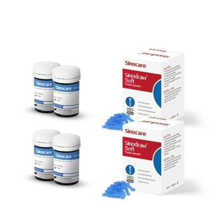 Blod glukos test remsor och lansetter för diabetes testare