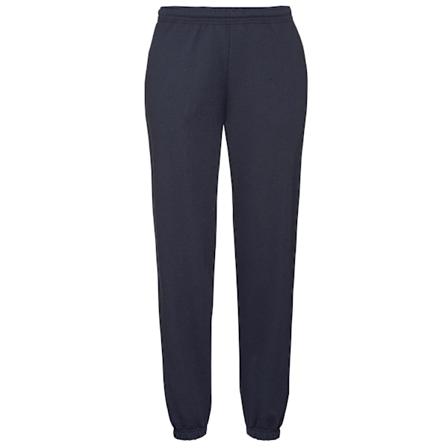 Fruit Of The Loom Herr Joggbyxor med Elastiska Muddar Deep Navy L